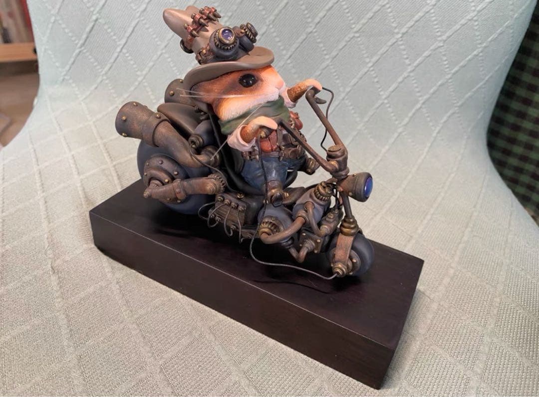 デザイナーズトイ 鎌田光司 ハムスターの機関車 緑版 トレトイフィギュア