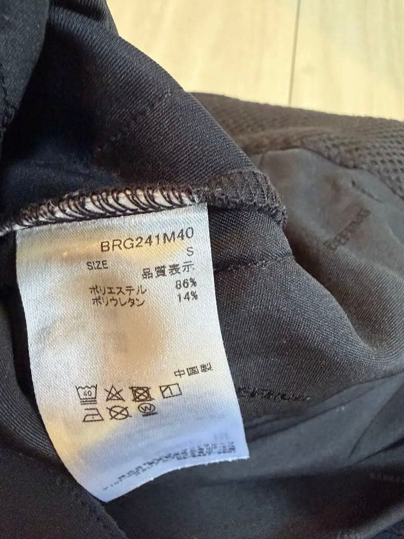 BRIEFING ブラック セットアップ上着M、パンツS