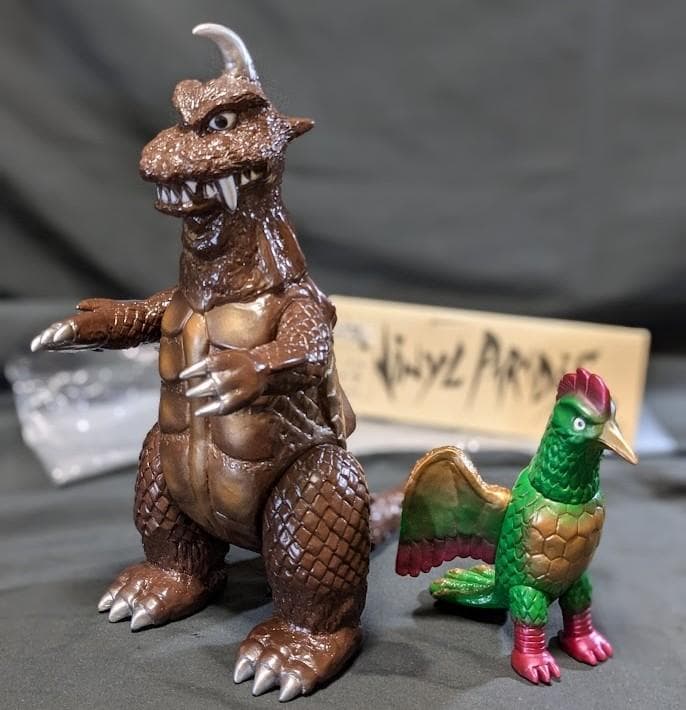 ゴメス＆リトラ「ウルトラＱ」登場怪獣（マーミット）ビニールパラダイス２体セット