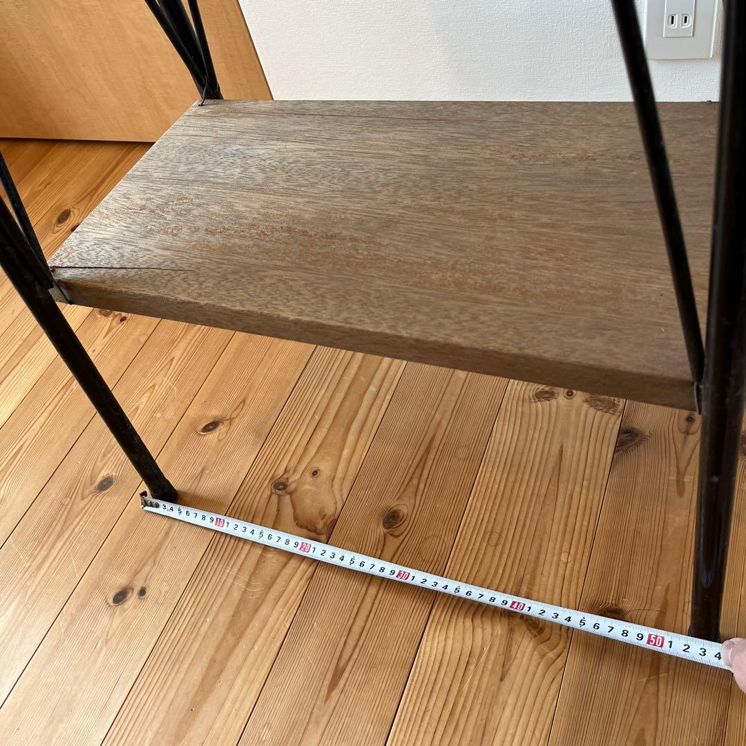 ヴィンテージ　鉄脚サイドテーブル