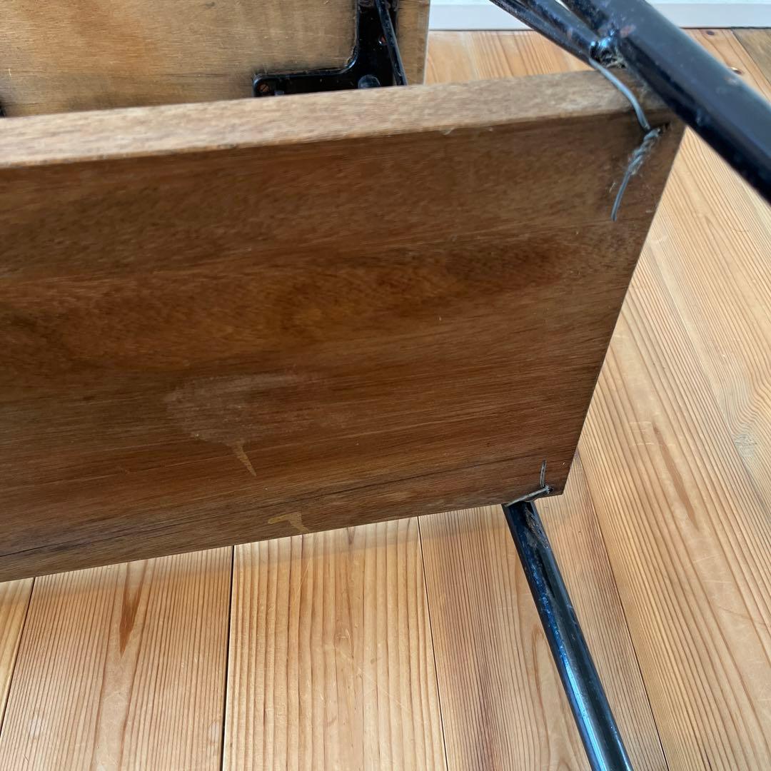 ヴィンテージ　鉄脚サイドテーブル