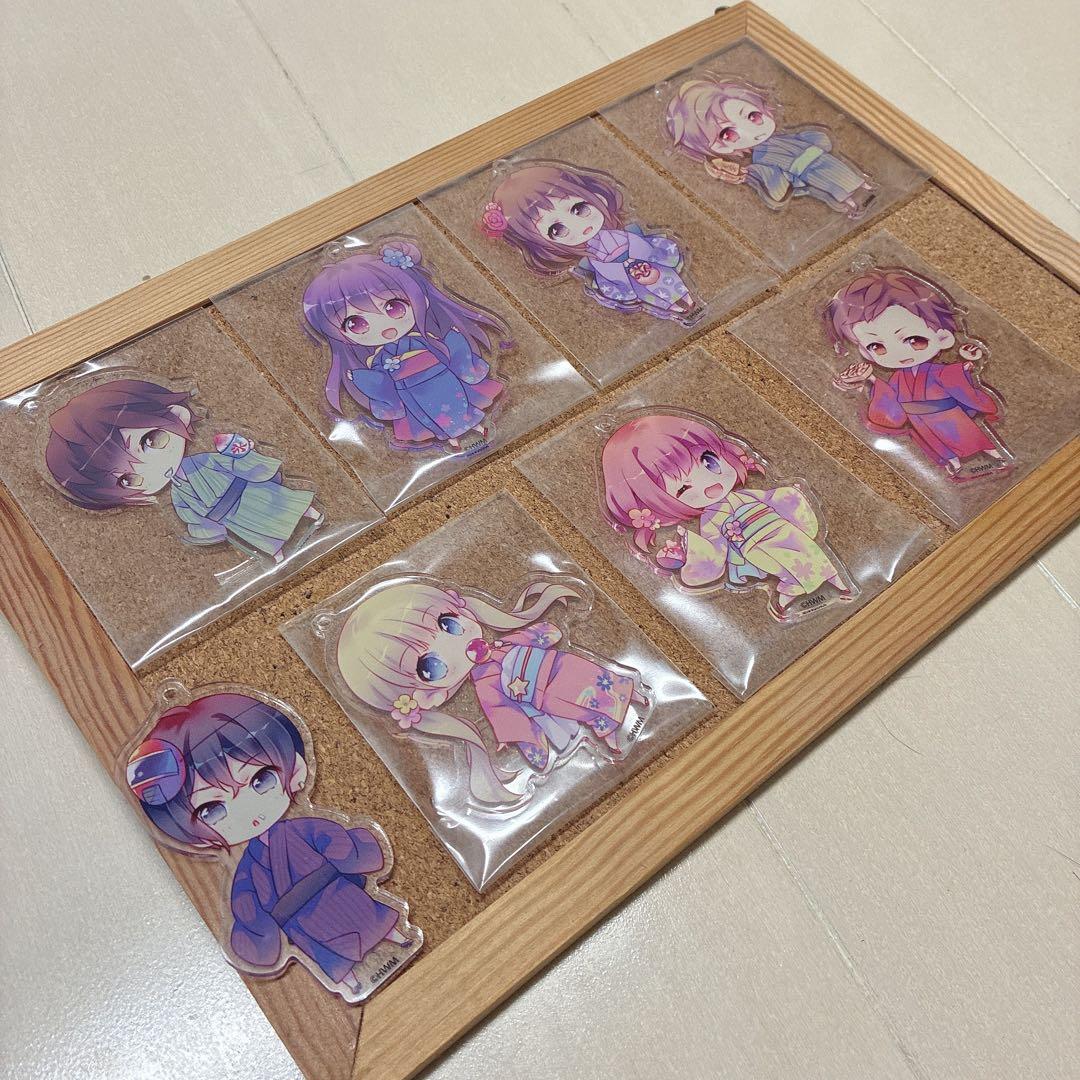 【夏祭り】Honey Works ハニワ アクリルキーホルダー アクキー 浴衣