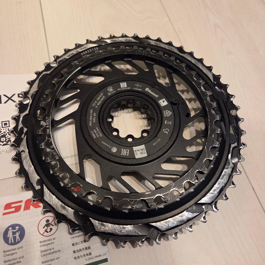 Sram Red 12s パワーメーター チェーンリング 50-37t