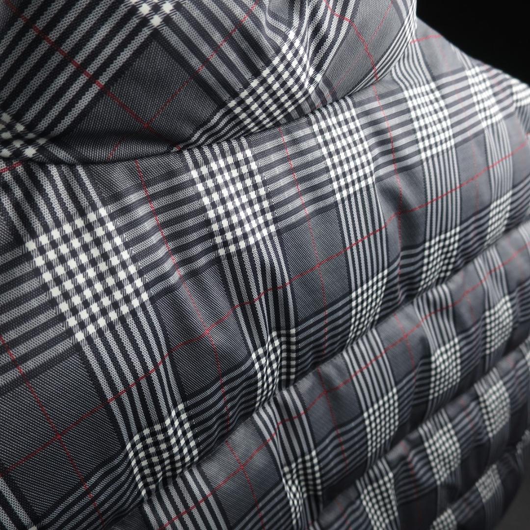 adabat 撥水グレンチェック中綿ベスト M