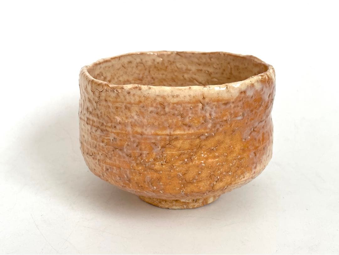 陶芸家　人間国宝　十一代　三輪休雪　萩　茶碗　萩焼　抹茶碗　共箱　三輪壽雪