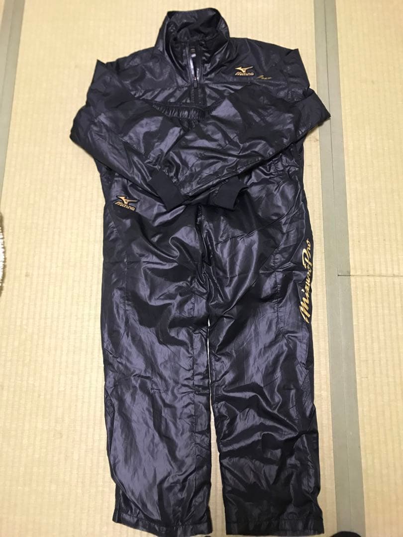 Mizuno Pro野球ウェア 上下セットLサイズ ブラック