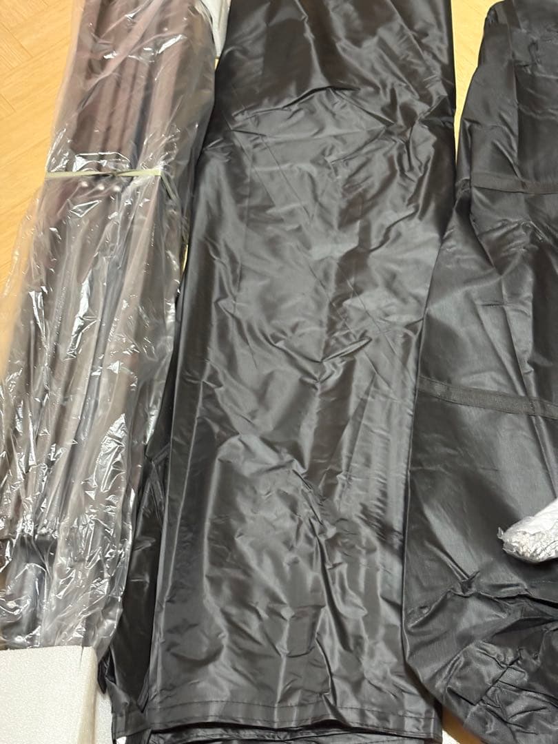 【1点限り】CYFIEタープテント3m×3m サイドシート付き(色:ブラック)