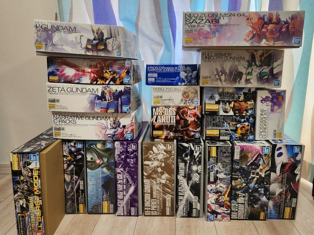 MG RG HG 1/35 ガンプラ66点セット おまけデカール4つ