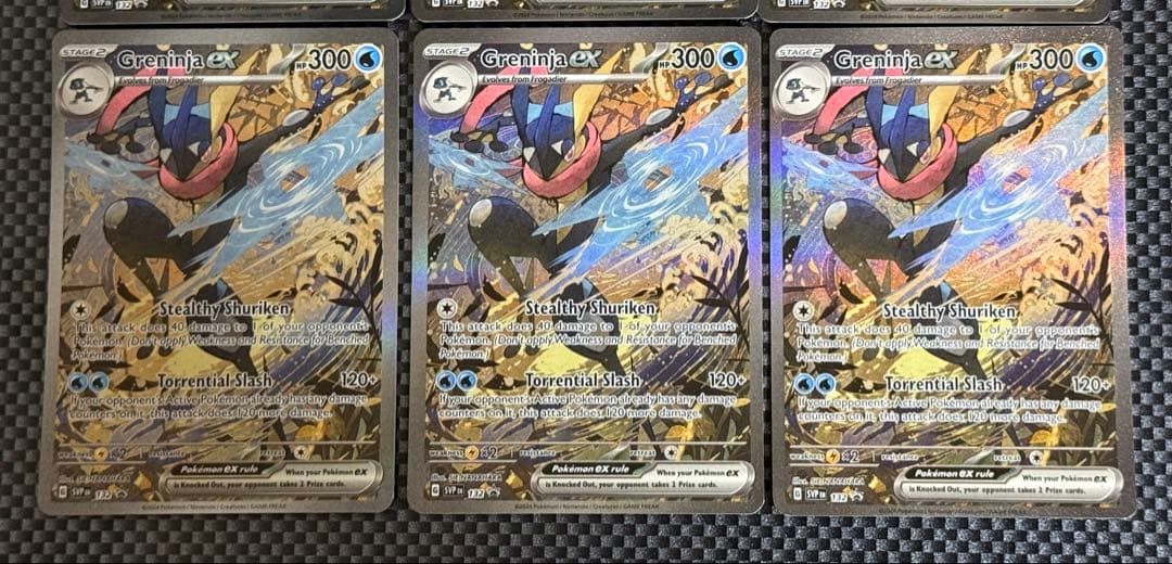 6枚セット　ゲッコウガex 英語　海外限定　sar