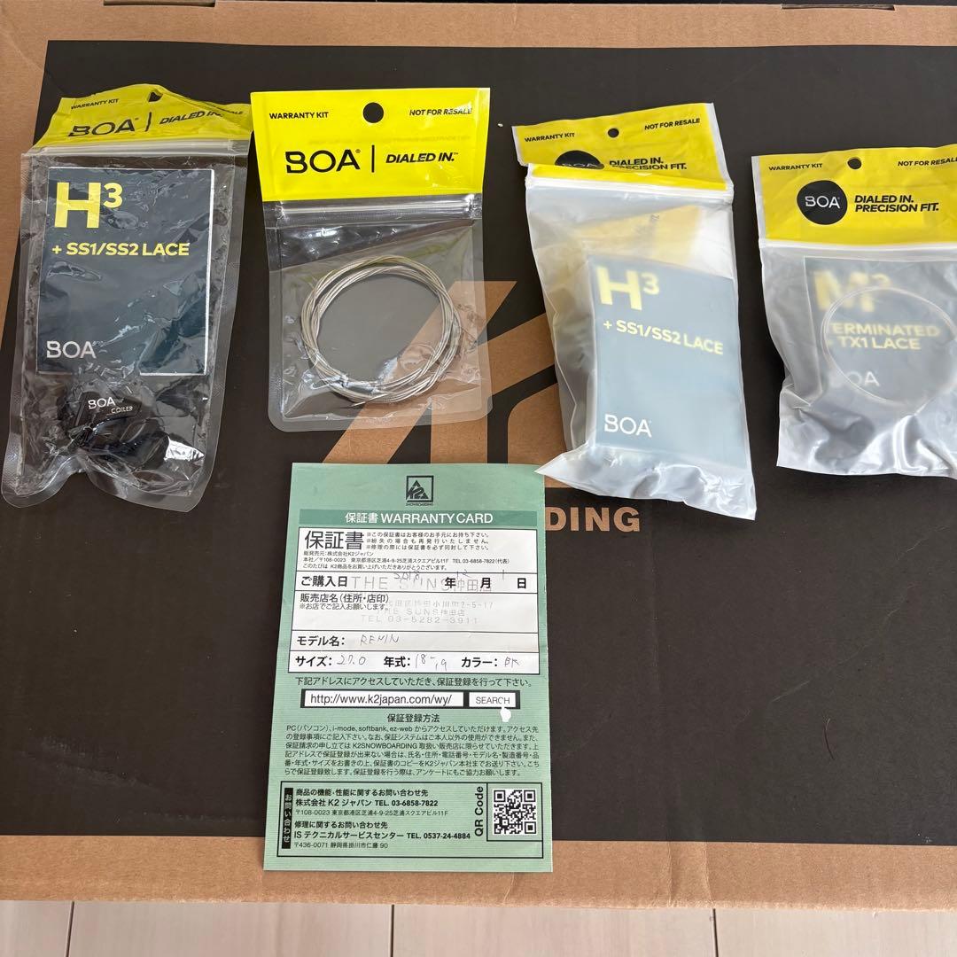 週末値引き中！ K2 RENIN 27cm 【BOA新品付き】