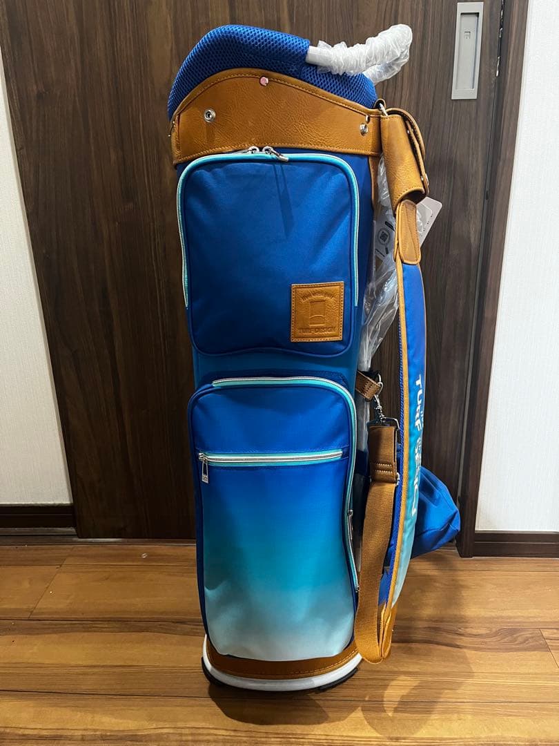 TURF DESIGN キャディバッグ 青/グラデーション