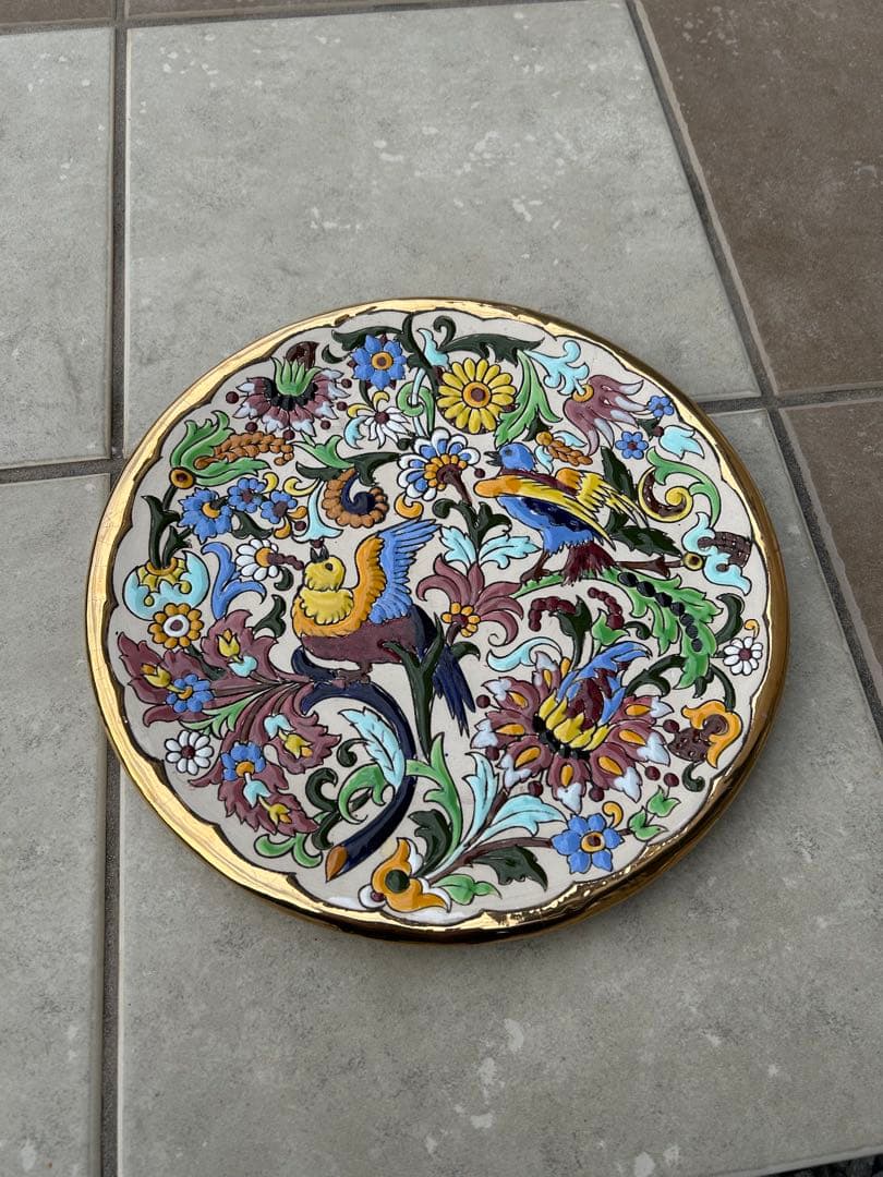 工芸品 Esmaltado a mano 24k 27.5