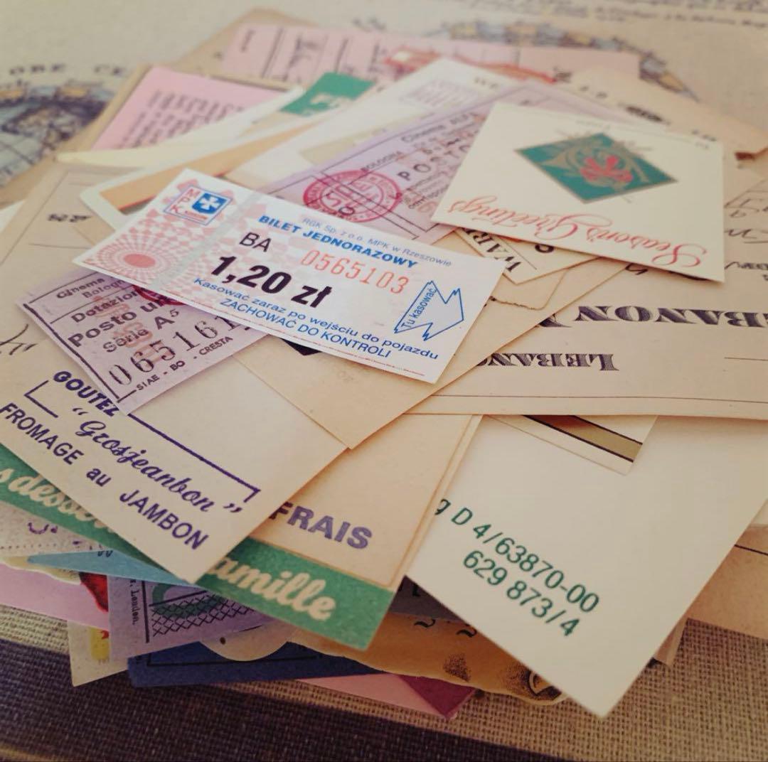 SALE！！★ 紙モノ詰め込みBOX ★ 60サイズ　海外 紙もの ヴィンテージ