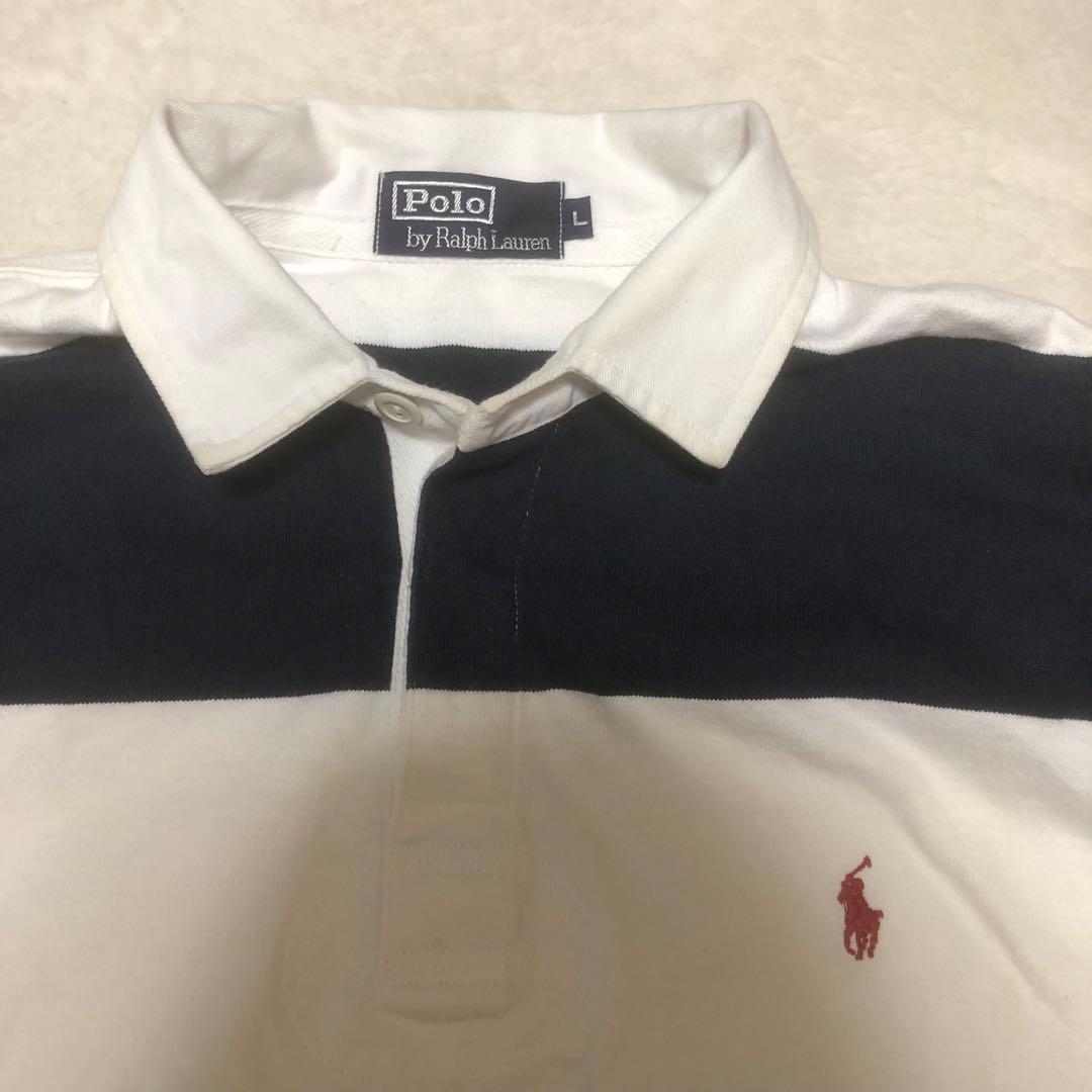 ポロラルフローレン　ラガーシャツ　ポロシャツ　ボーダー　ポニー刺繍　常田大希着用