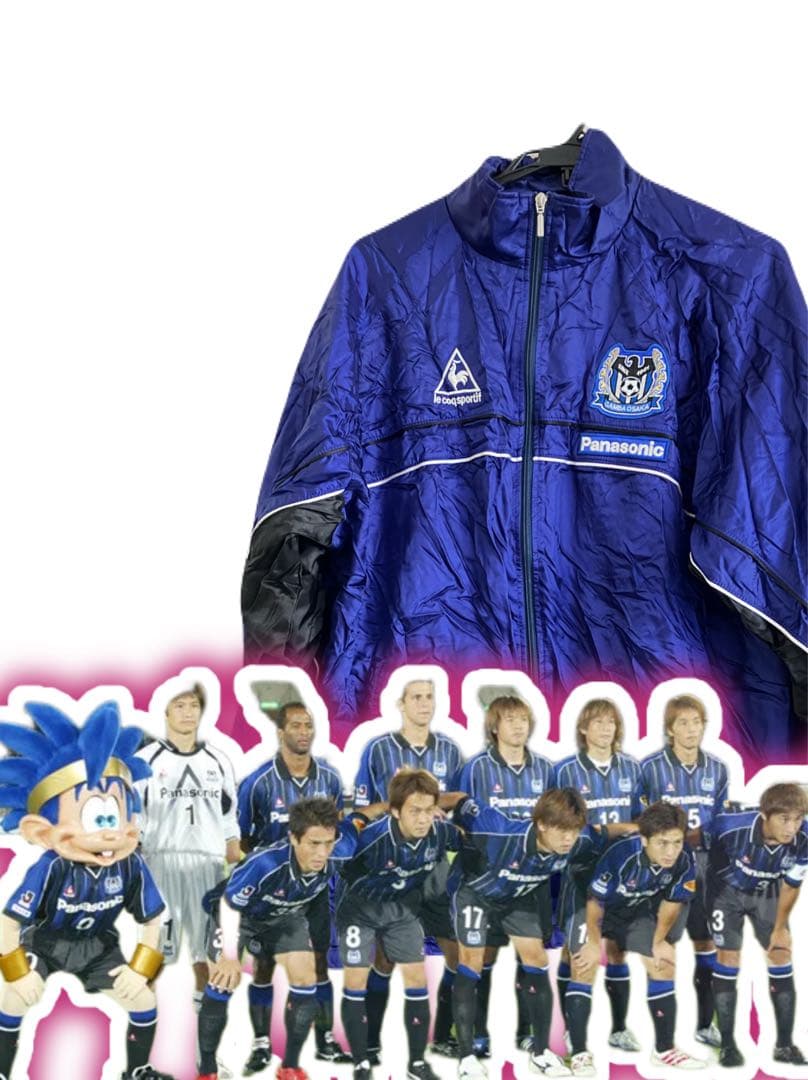 ルコック ガンバ大阪 アンセムジャケット　GAMBA Ｊリーグ　00s