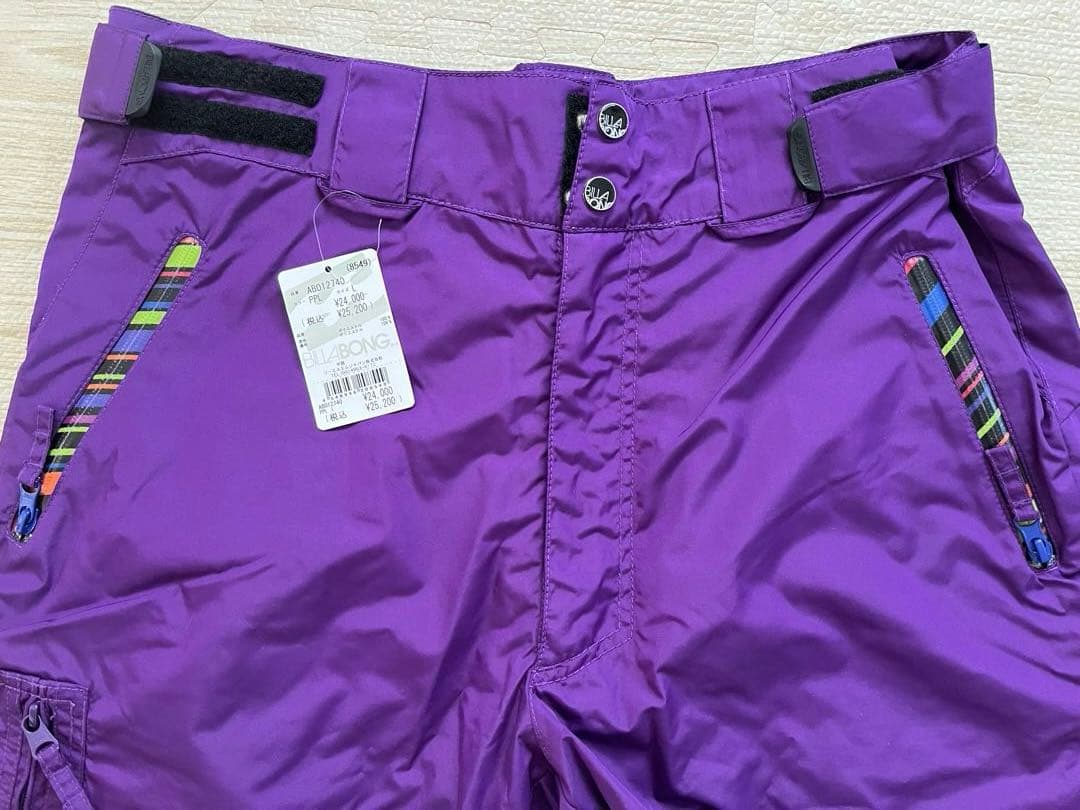 Billabong メンズ　スノーボードウェア 紫色　新品未使用　試着のみ