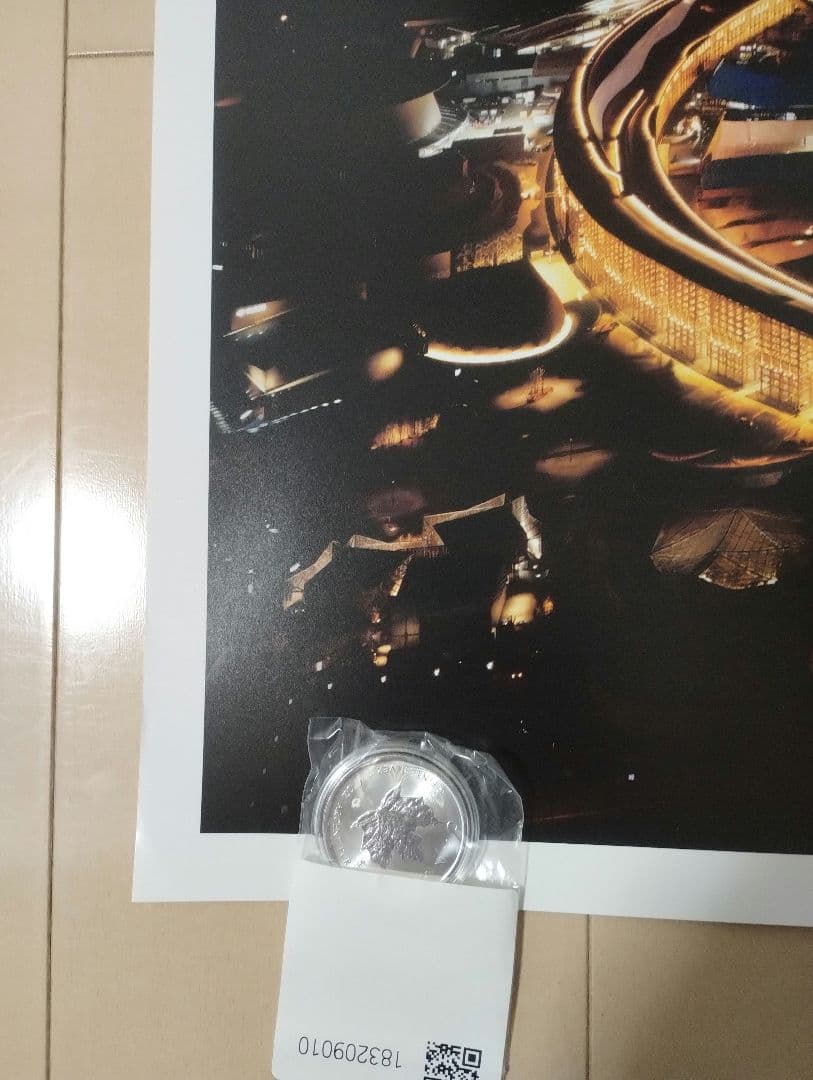 ヤ*マ様 レア 大阪 関西万博大屋根リング夜景ポスター(B1大判サイズ） ミャク