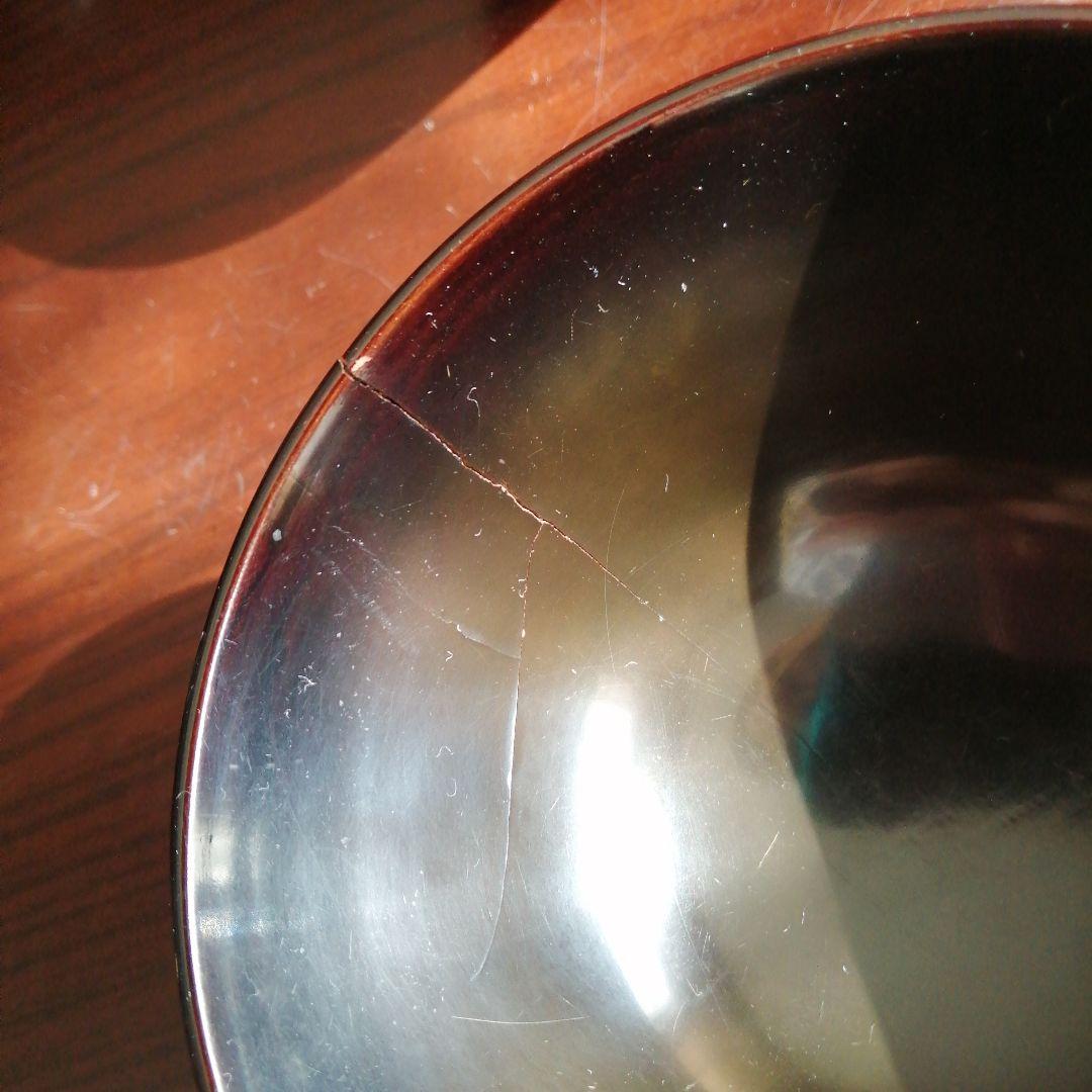 木製漆器　長寛好末広形吸物椀　10客　12cm　明治～大正期