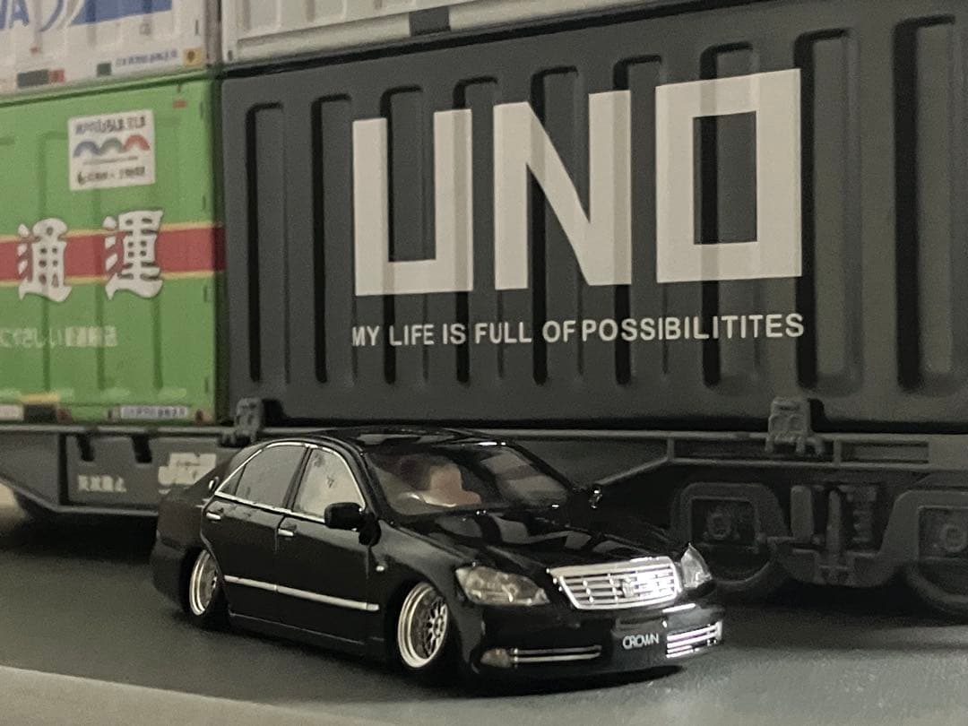 トヨタ　クラウン　改造　1/64 ミニカー