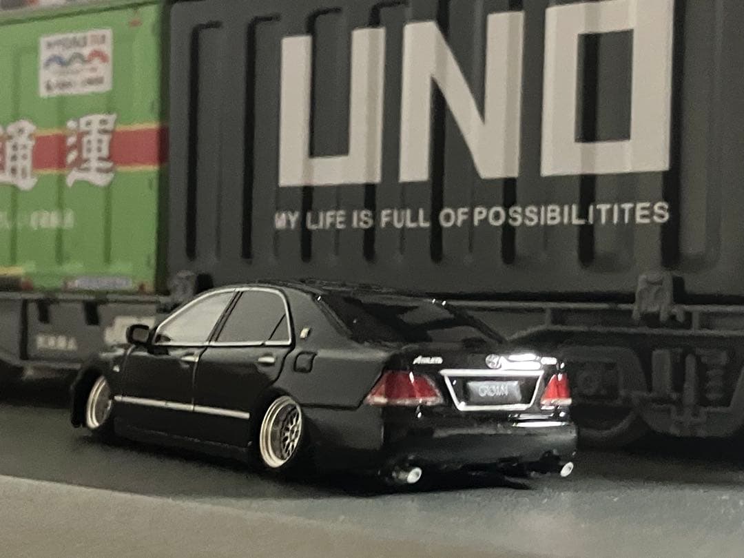 トヨタ　クラウン　改造　1/64 ミニカー