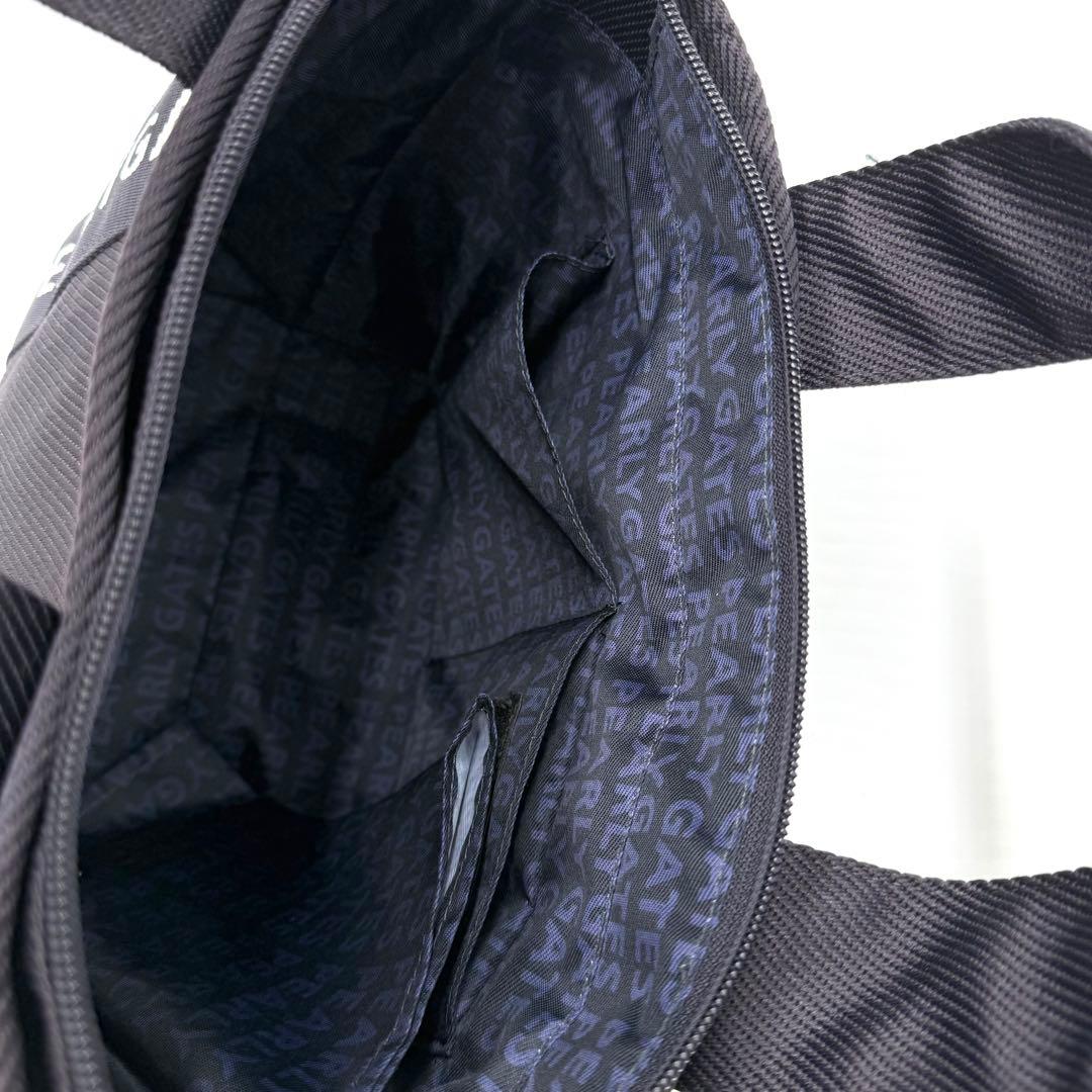 未使用品‼️【PEARLY GATES】定番ロゴゴルフカートバックネイビー男女兼用