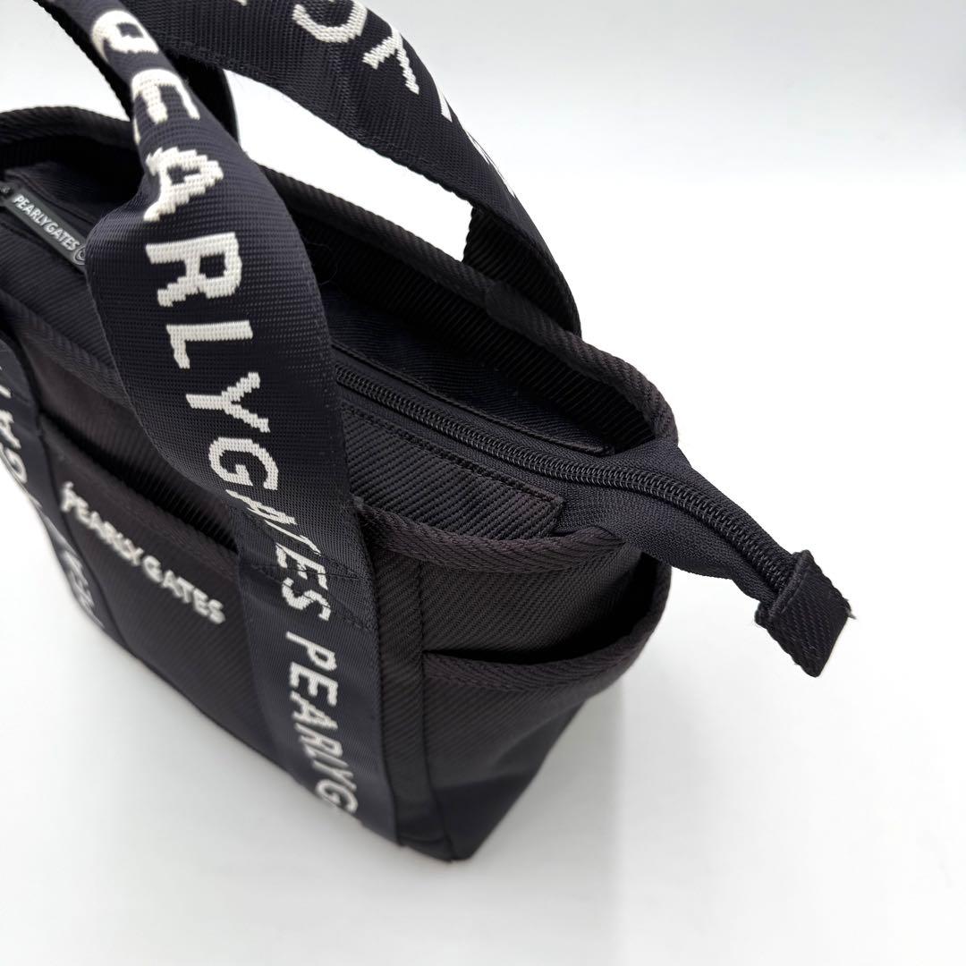 未使用品‼️【PEARLY GATES】定番ロゴゴルフカートバックネイビー男女兼用