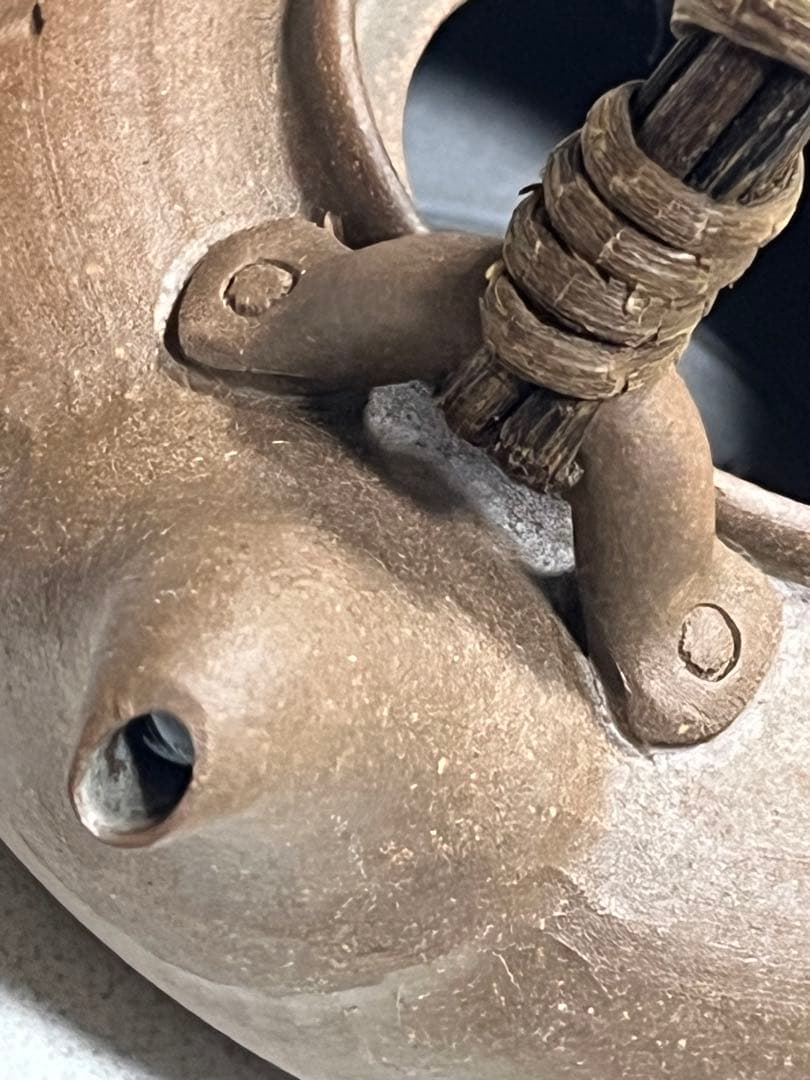 急須　朱泥　天竜峡焼　楽雅