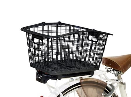 自転車 後ろバスケット 簡単着脱 取り付け台 防水カバー付き