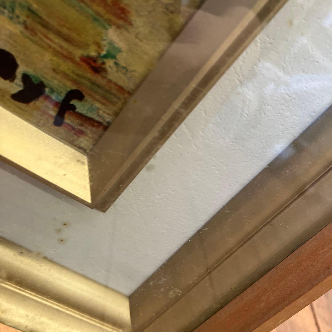 ヴィンテージ ダイフ Marcel Dyf 花瓶の花 複製画 油絵 絵画 華