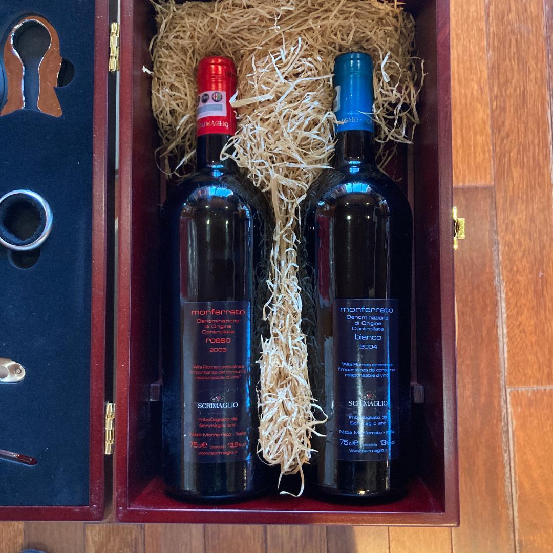アルファロメオ SCRIMAGLIO社ワイン・ワインアイテムセット