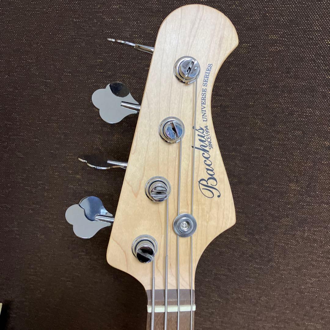 Bacchus バッカス　BJB－1　ユニバ　改ジャズベ　音出OK　超美中古品