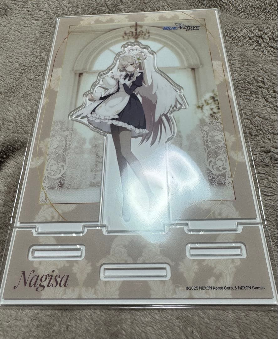 ブルアカカフェ　ブルーアーカイブ　アクリルスタンドセット　セイア　ナギサ　ミカ