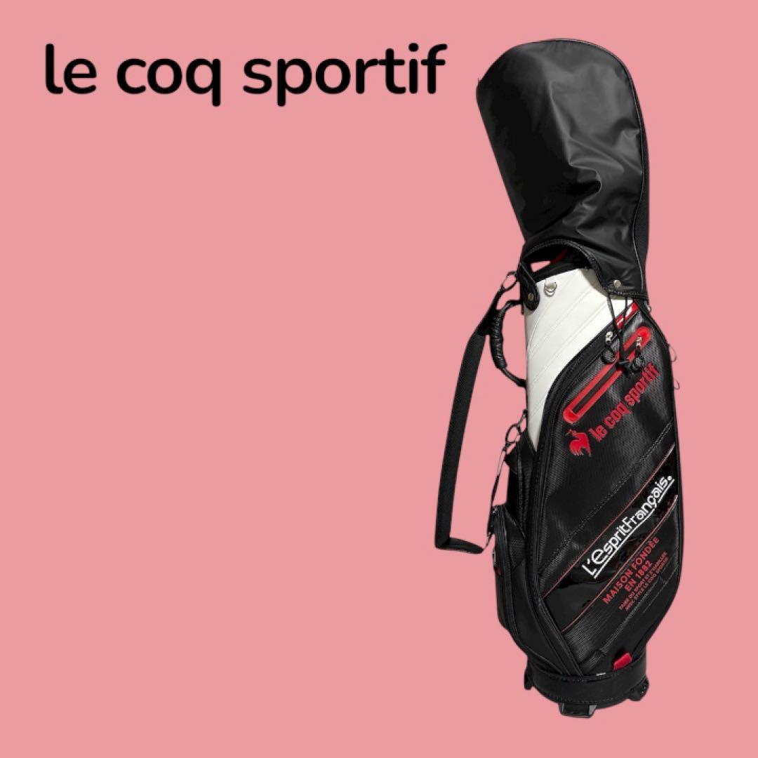 le coq sportif ブラックゴルフバッグ