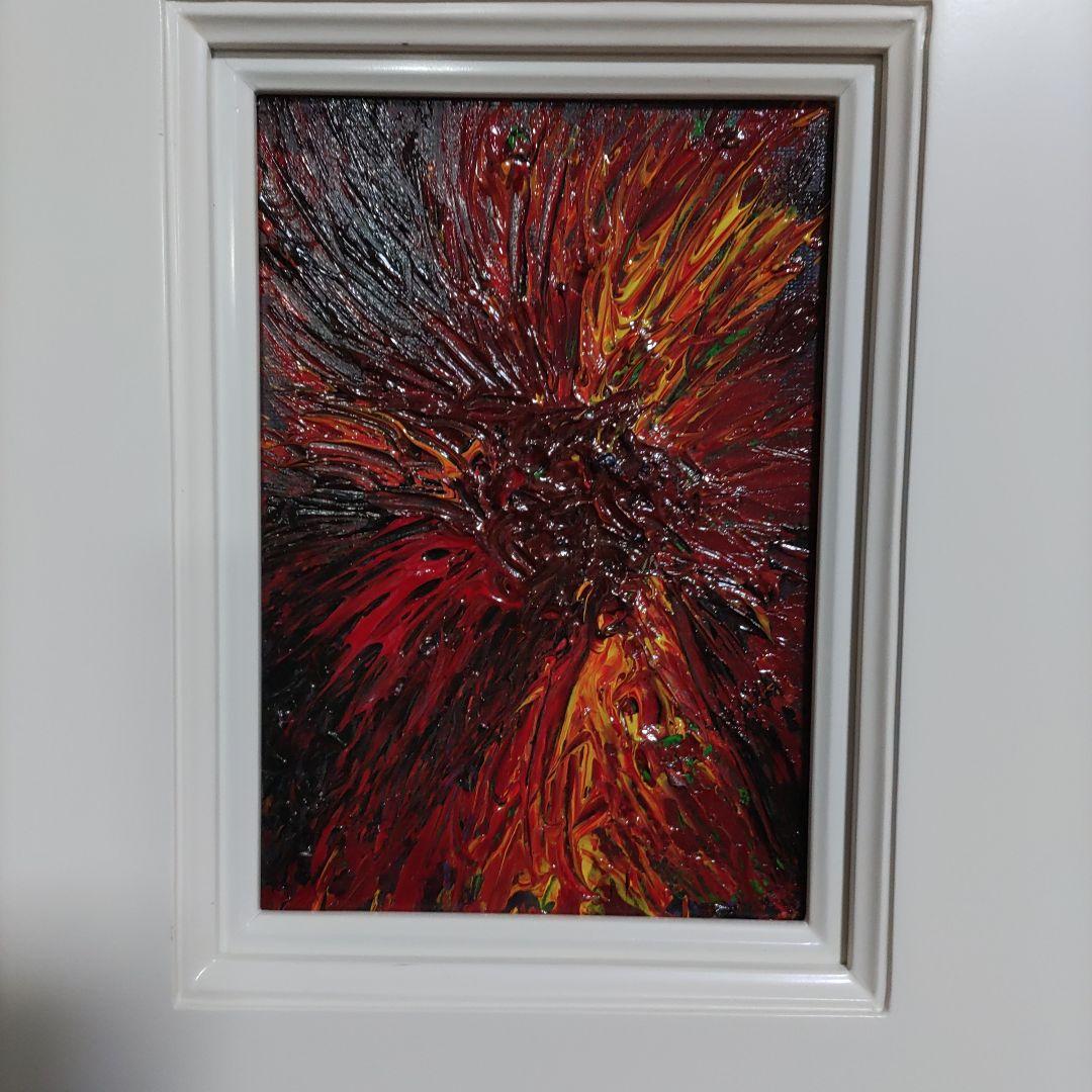 アクリル画　抽象画