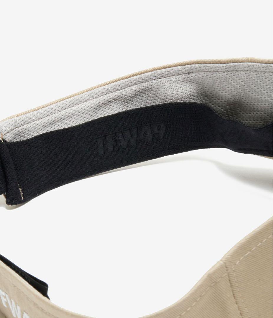 新品タグ付き⭐️2025 新作⭐️TFW49サークルロゴ　バイザーS ホワイト