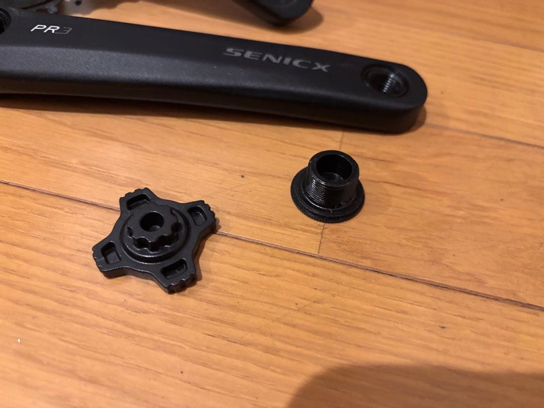 SENICX PR3 軽量アルミクランクセット 165mm 50-34T 48T