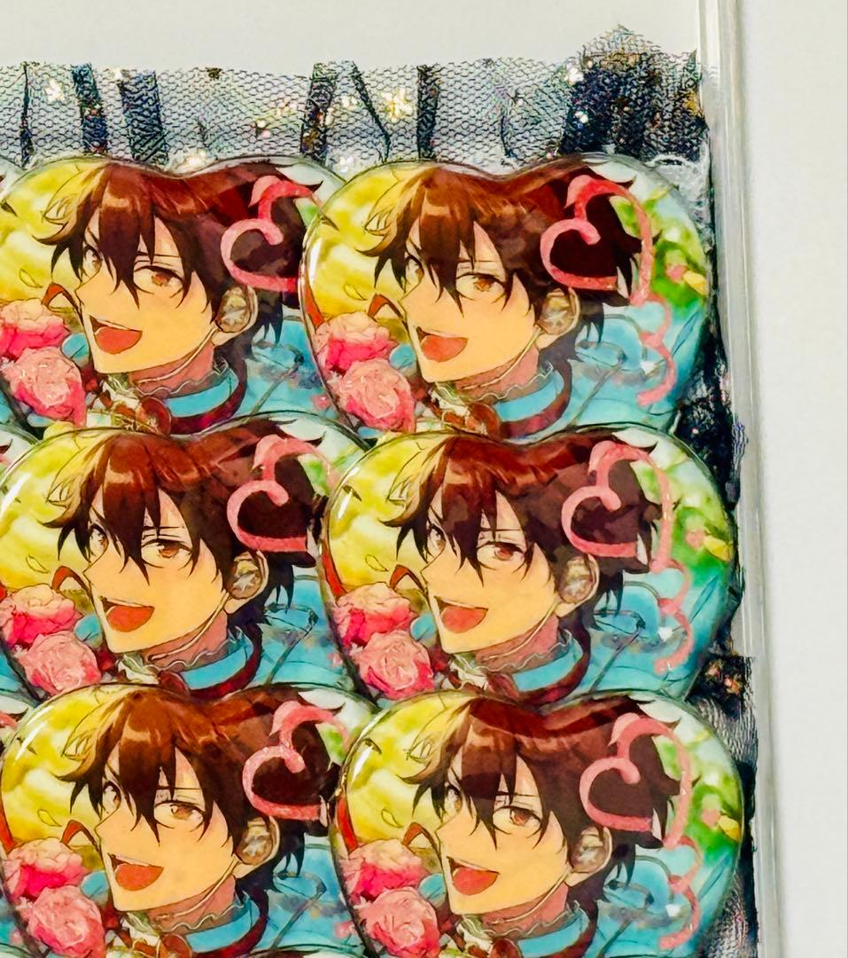 守沢千秋 ホワイトデー ハート缶バッジ A3 痛バ