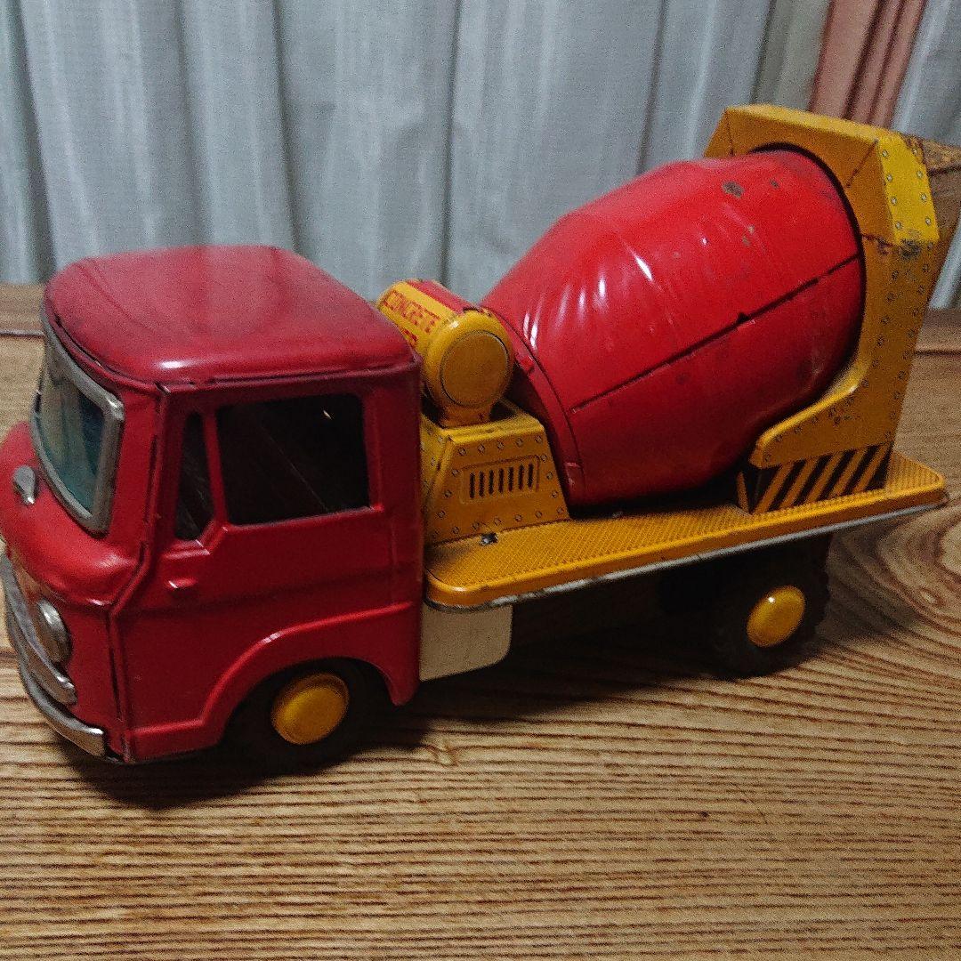 レトロ米澤ブリキ玩具ミキサー車