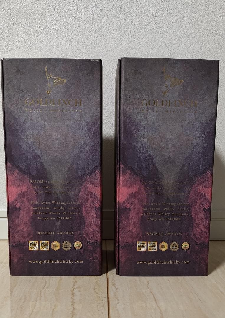 Goldfinch Paloma 15年 シングルモルトウイスキー 2本セット