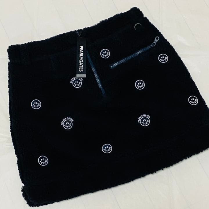 サイズ①☆パーリーゲイツ☆パイルジャガード　スカート ☆新品☆税込28,600円