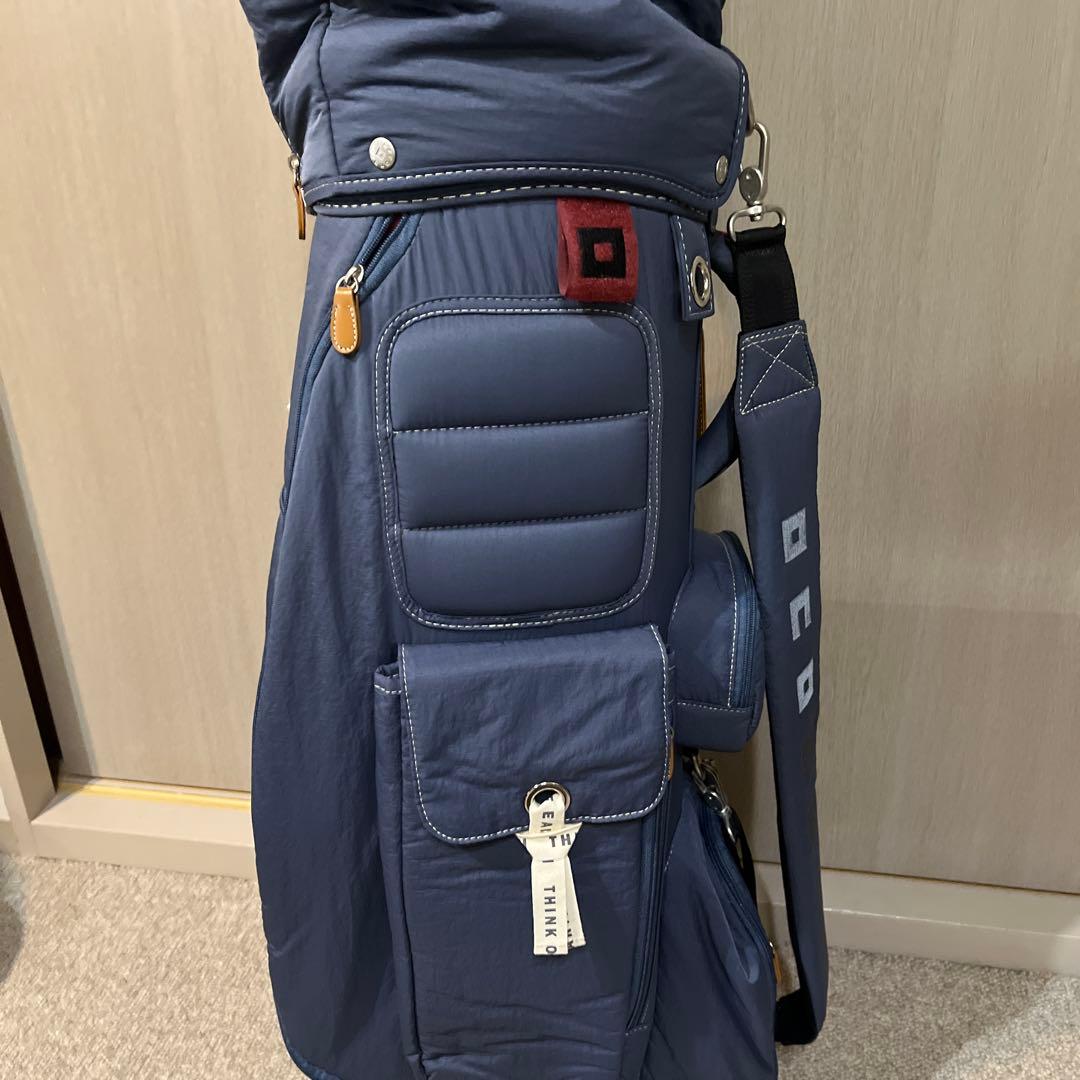 美品　オノフ　ネイビー ゴルフバッグ スタンド式