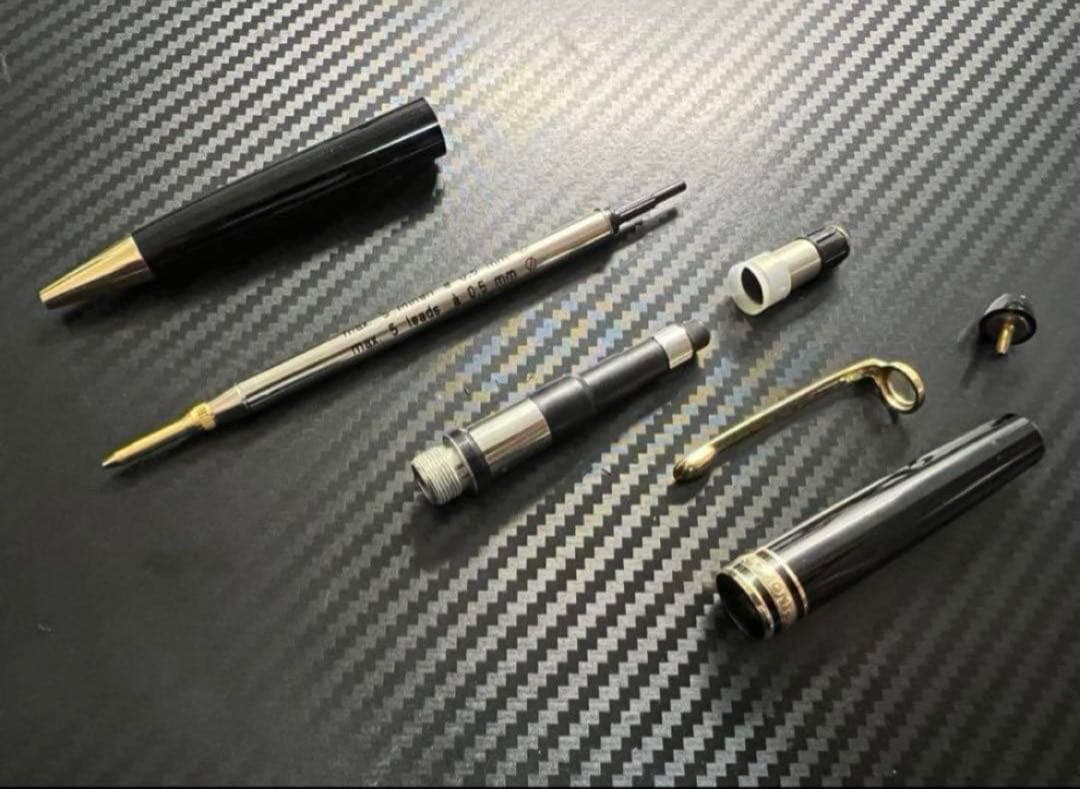 美品 モンブラン 165 ペンシル ブラック×ゴールド 0.5mm