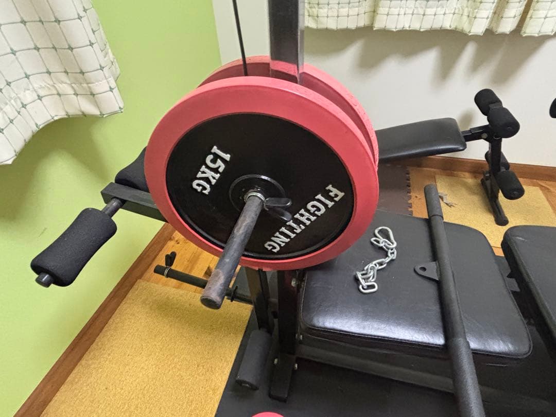 ま*る様 FIGHTING ウエイトトレーニングセット　引き取り限定