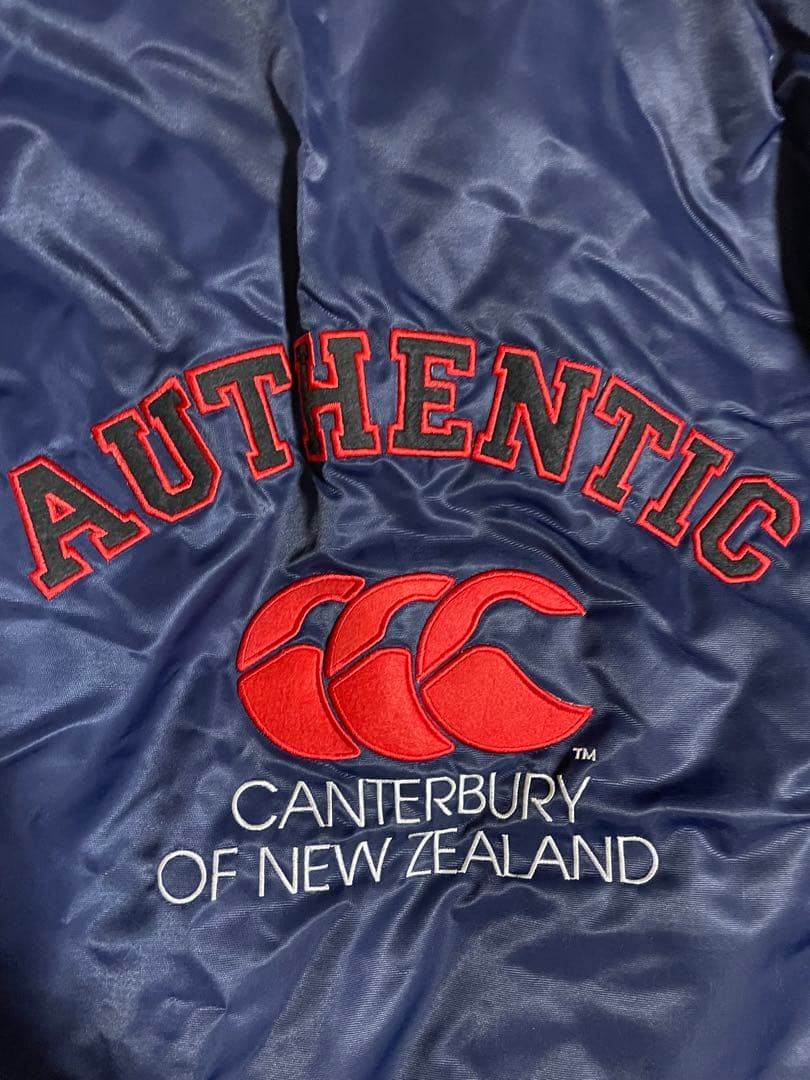 canterbury ネイビー 中綿ベンチコート Lサイズ