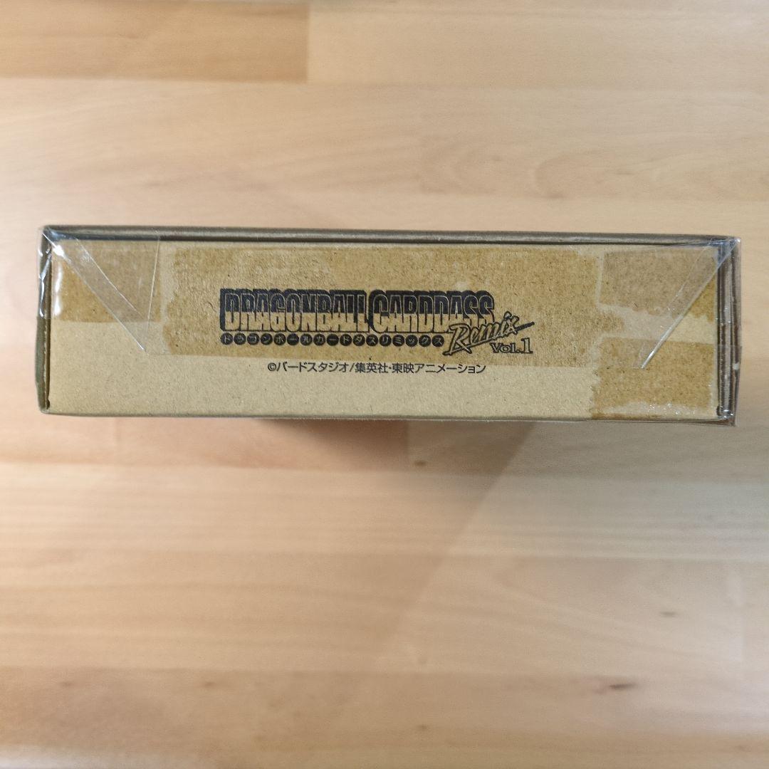 【新品未使用】ドラゴンボールカードダスリミックス Vol.1ダンボール伝票跡あり
