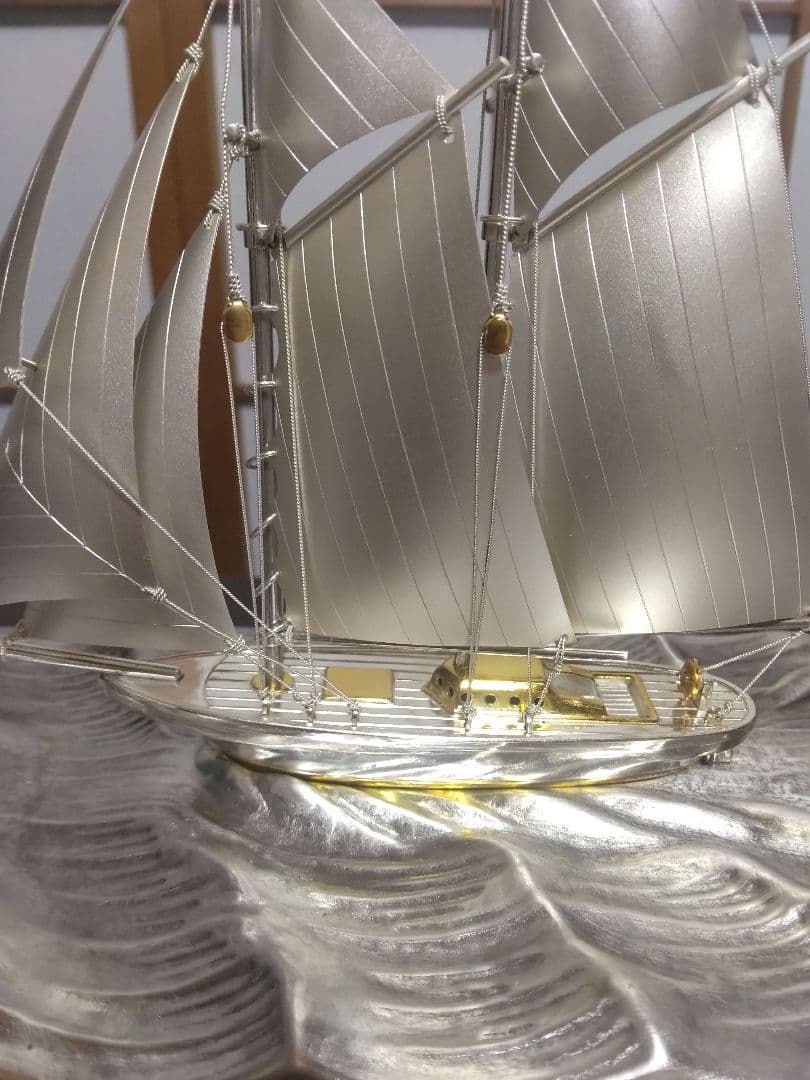 スターリングシルバー 985帆船モデル by TAKEHIKO