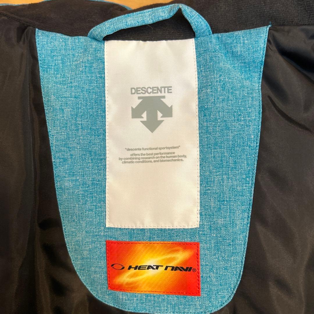 女性用DESCENTEスキーウェア上下 ブルー/ブラック