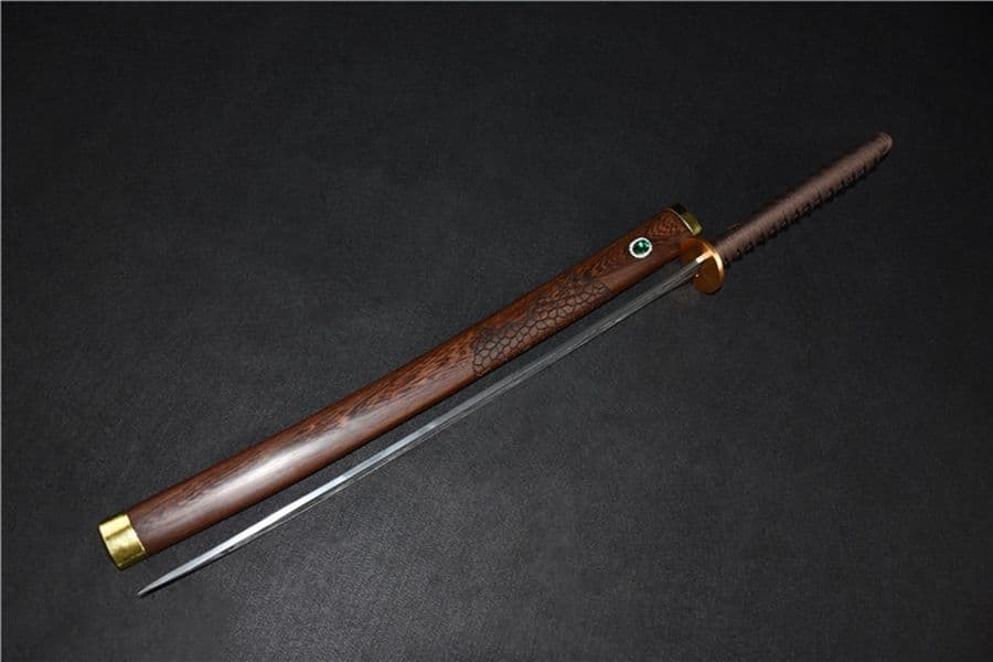 武具　刀装具　日本刀　模造刀   居合刀 柳葉曲げ刃