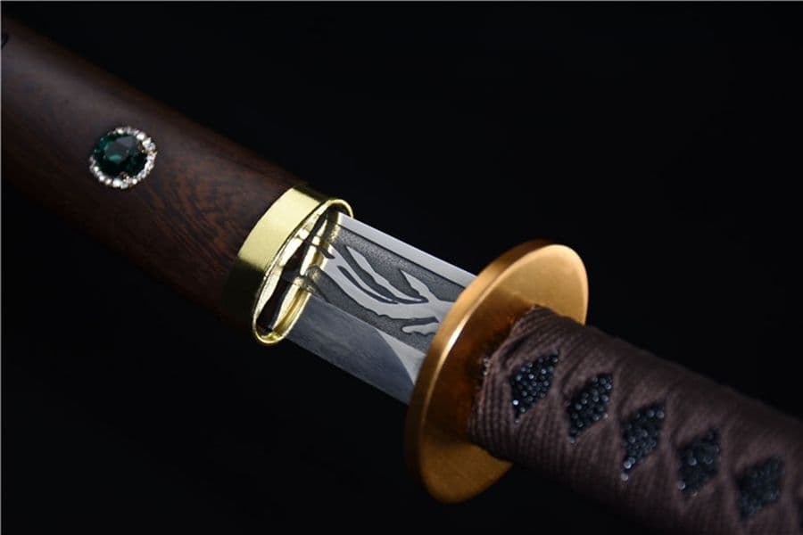 武具　刀装具　日本刀　模造刀   居合刀 柳葉曲げ刃