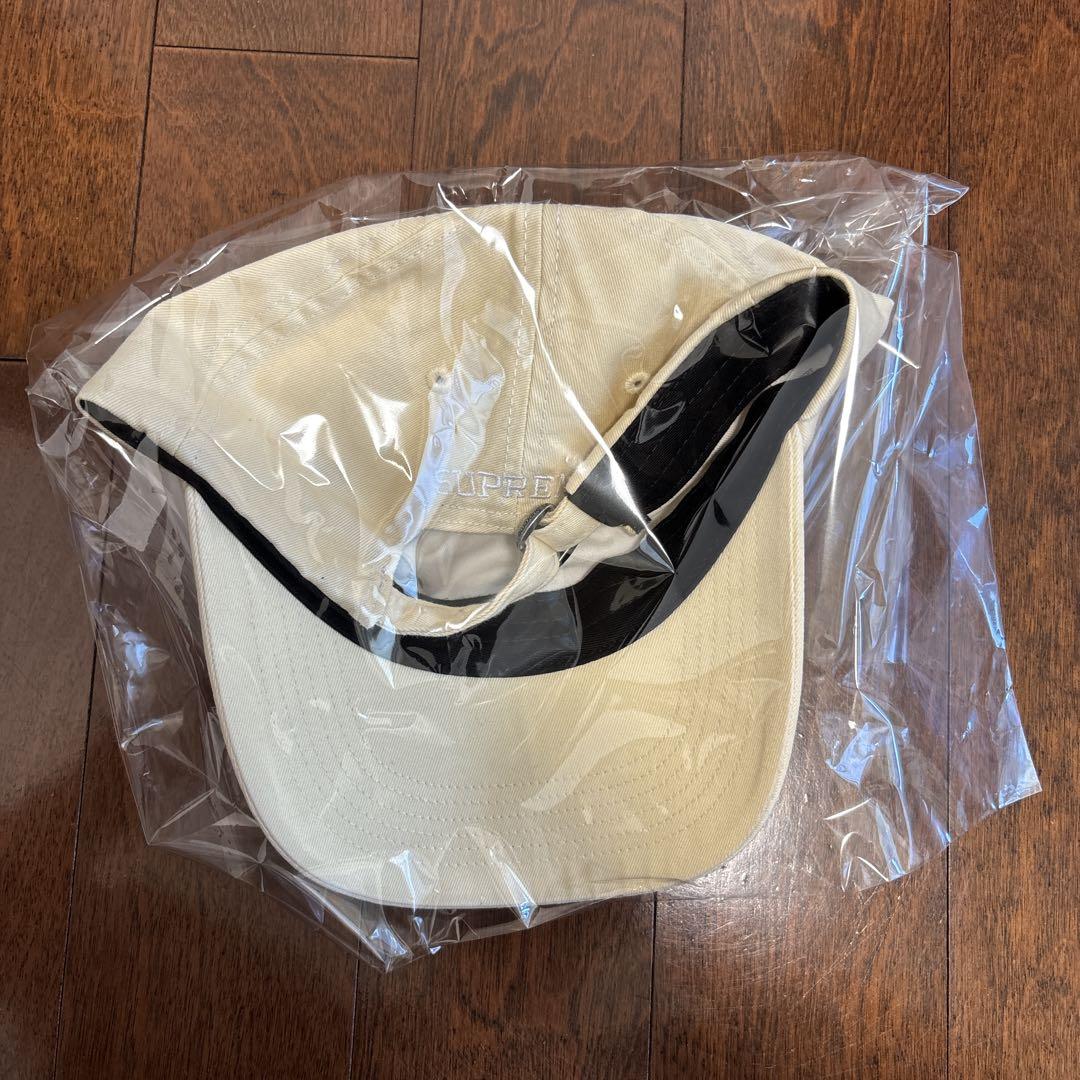 supreme Sロゴ　キャップ　イエロー